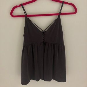 Soft grey American eagle tank top